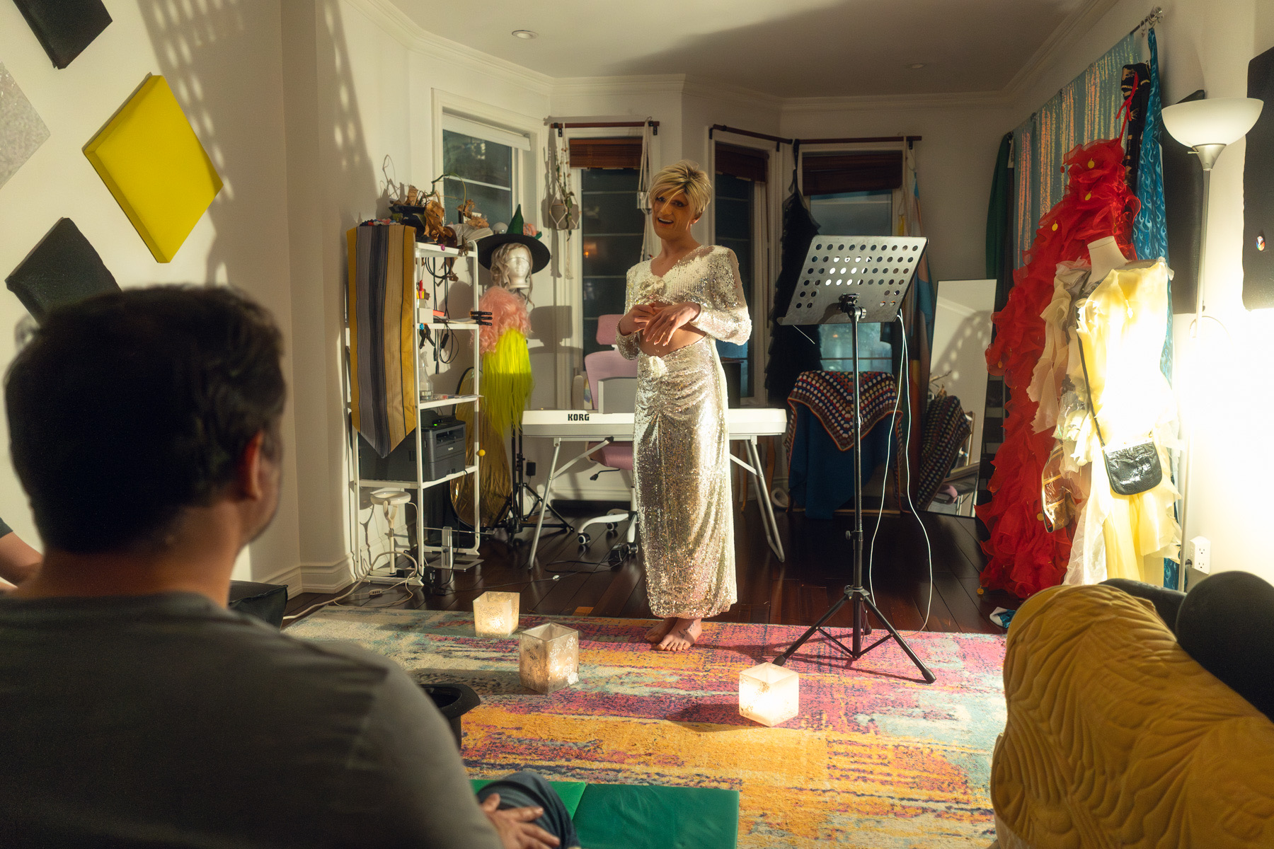 Performance and experimentation in the studio